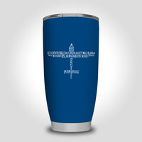 Thumbnail for Propeller Shape Aviation Alphabet Designed Tumbler Travel Mugs
