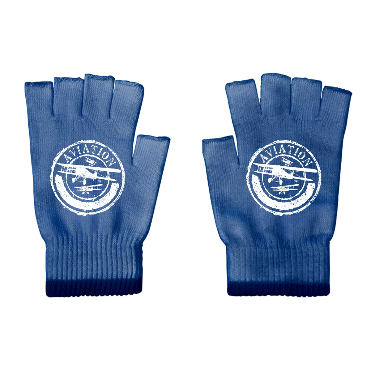 Aviation Lovers Designed Cut Gloves