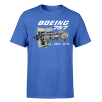Thumbnail for Boeing 757 & Rolls Royce Engine (RB211) Designed T-Shirts