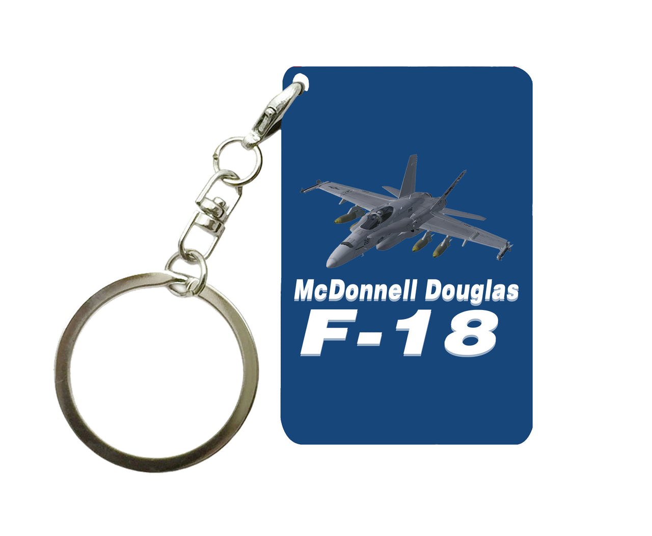 The McDonnell Douglas F18 Designed Key Chains