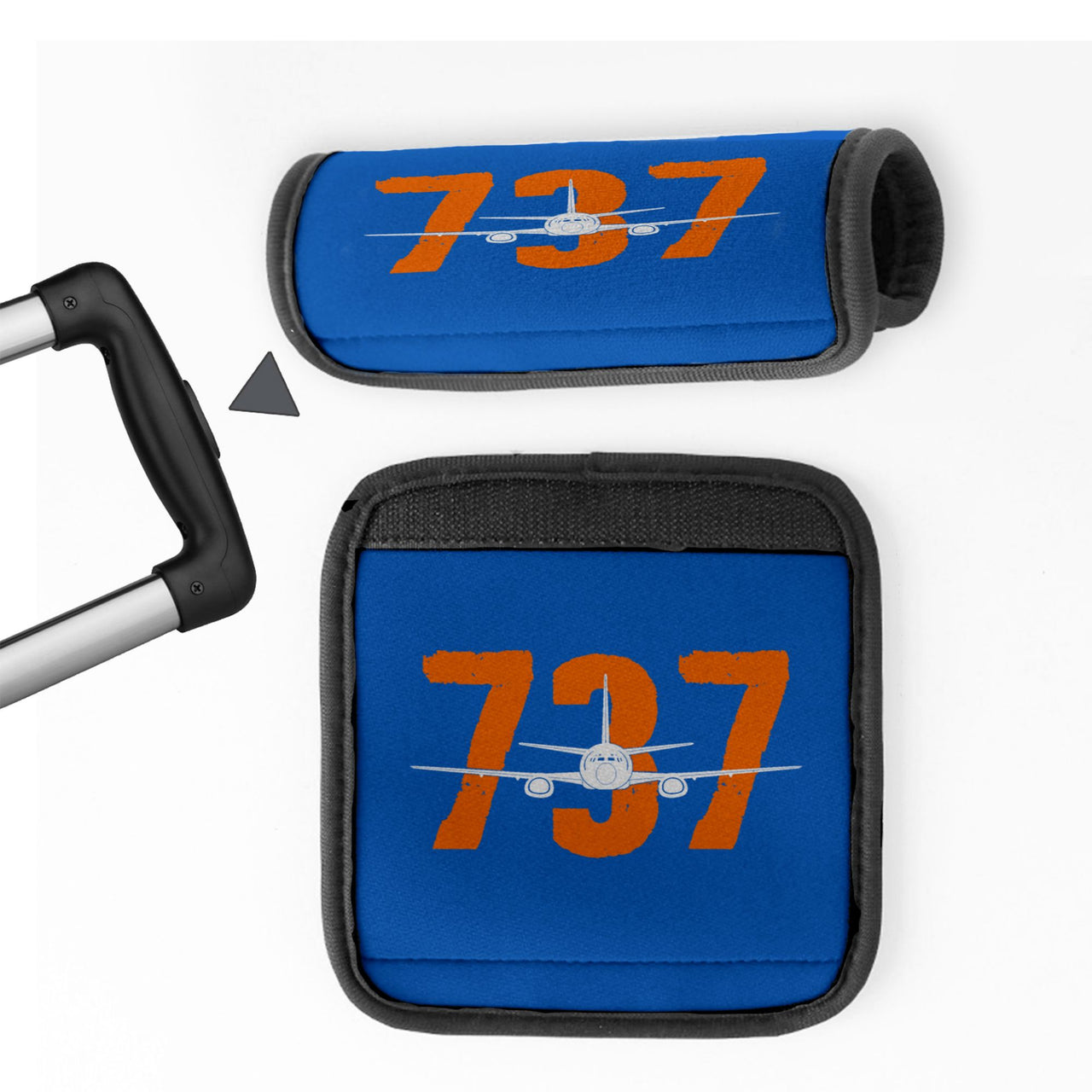 Boeing 737 Designed Designed Neoprene Luggage Handle Covers