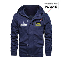 Thumbnail for Concorde & Plane Designed Cotton Jackets
