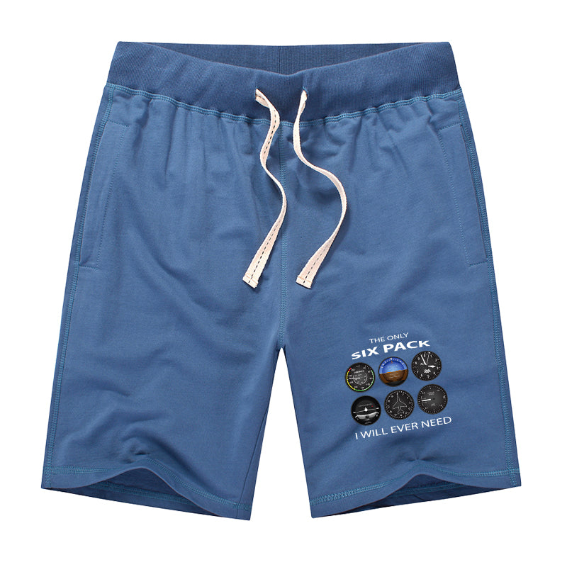 The Only Six Pack I Will Ever Need Designed Cotton Shorts