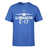 Thumbnail for GlobeMaster C-17 & Plane Designed T-Shirts