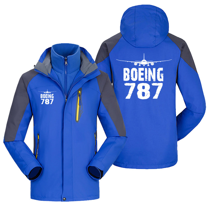 Boeing 787 & Plane Designed Thick Skiing Jackets