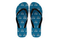 Thumbnail for The McDonnell Douglas F18 Designed Slippers (Flip Flops)