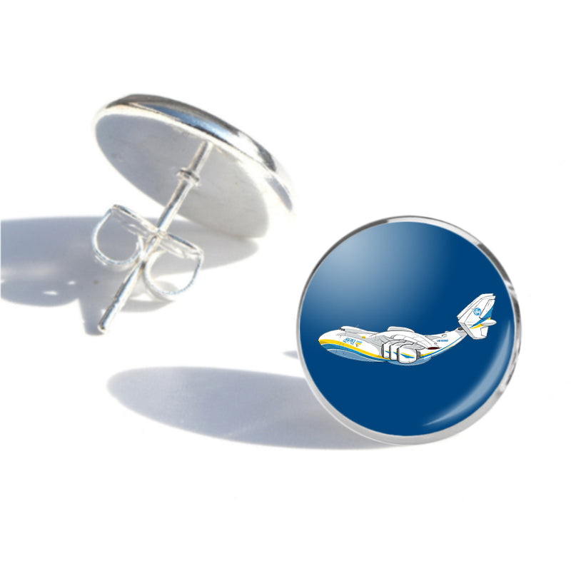 RIP Antonov An-225 Designed Stud Earrings