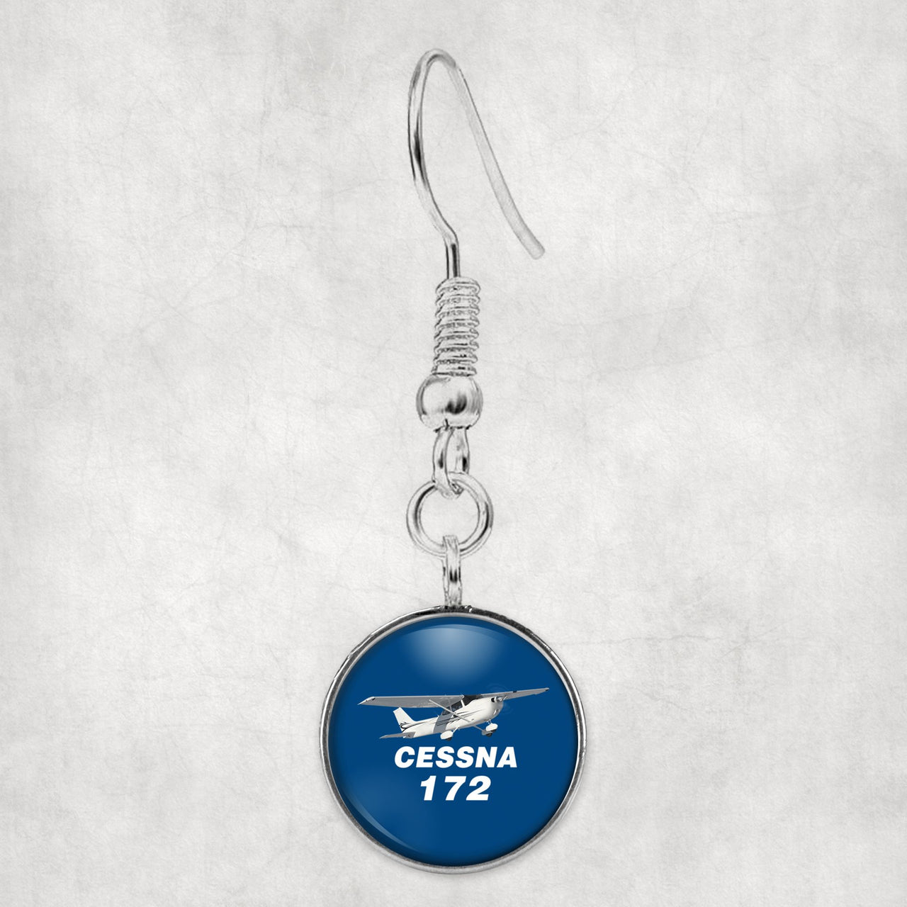 The Cessna 172 Designed Earrings