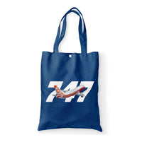 Thumbnail for Super Boeing 747 Intercontinental Designed Tote Bags