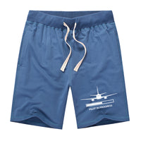 Thumbnail for Pilot In Progress Designed Cotton Shorts