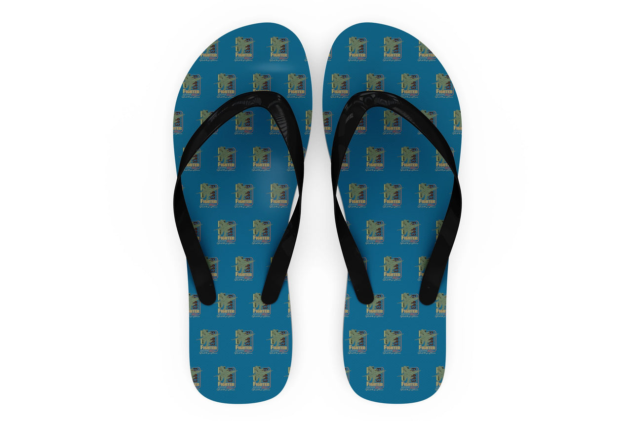 Fighter Machine Designed Slippers (Flip Flops)