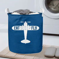 Thumbnail for Eat Sleep Fly & Propeller Designed Laundry Baskets