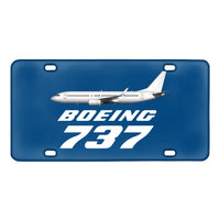 Thumbnail for The Boeing 737 Designed Metal (License) Plates