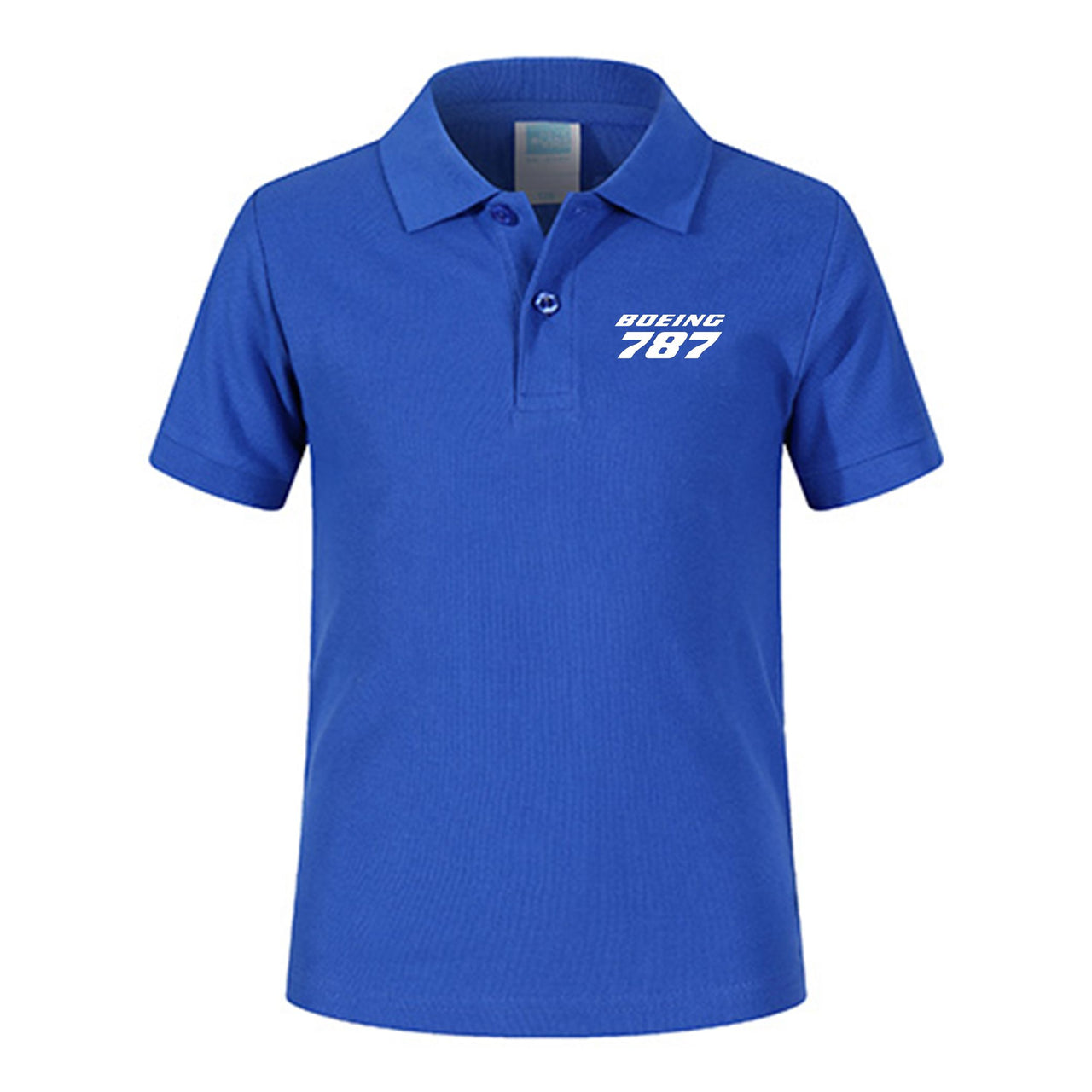 Boeing 787 & Text Designed Children Polo T-Shirts