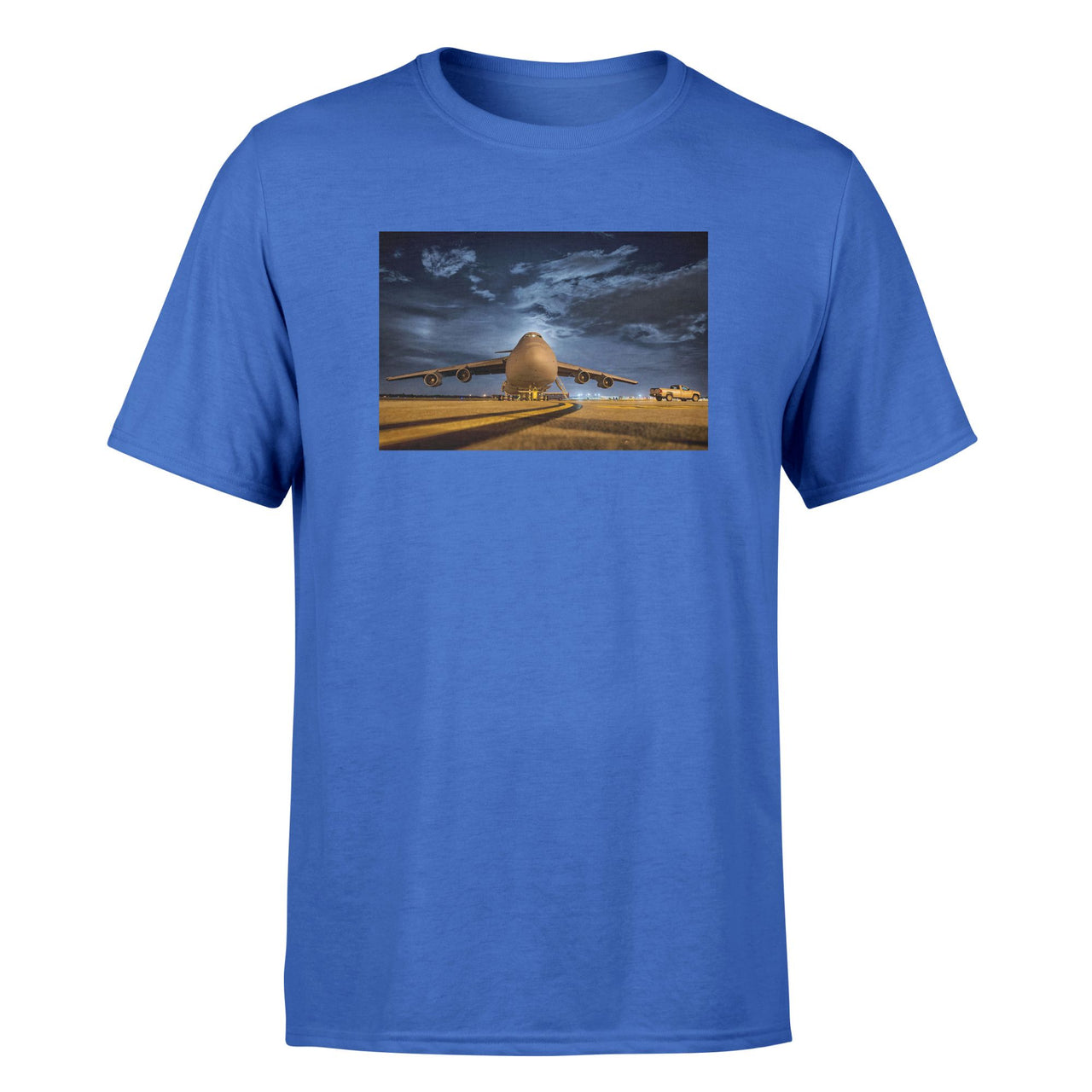 Amazing Military Aircraft at Night Designed T-Shirts