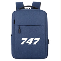 Thumbnail for 747 Flat Text Designed Super Travel Bags