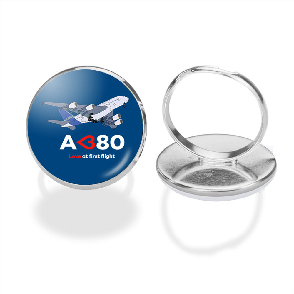 Airbus A380 Love at first flight Designed Rings