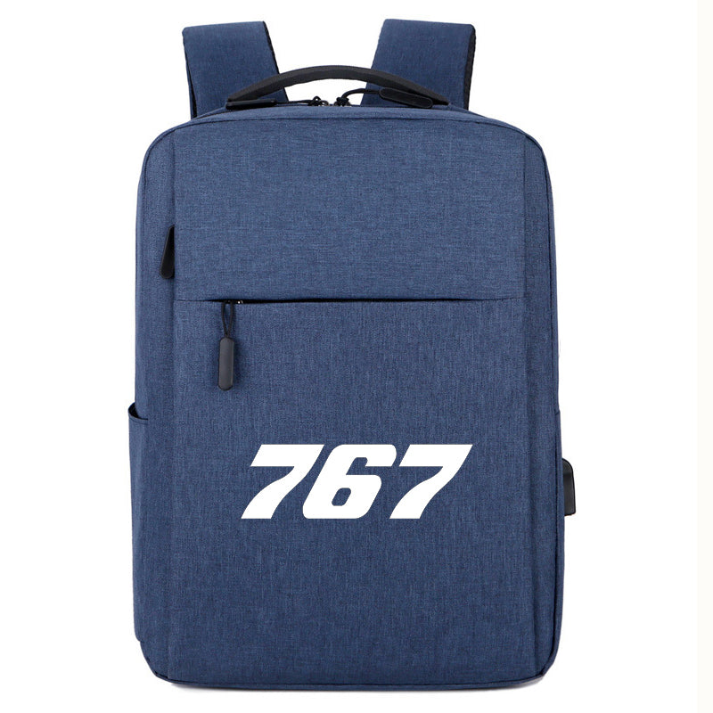 767 Flat Text Designed Super Travel Bags