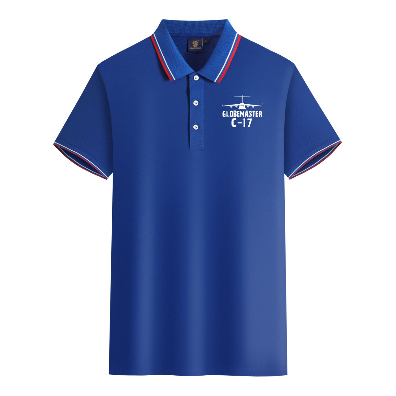 GlobeMaster C-17 & Plane Designed Stylish Polo T-Shirts