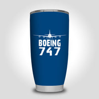 Thumbnail for Boeing 747 & Plane Designed Tumbler Travel Mugs