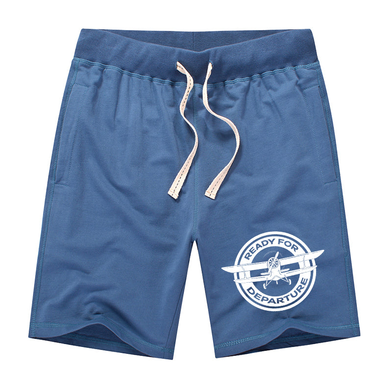 Ready for Departure Designed Cotton Shorts