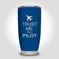 Thumbnail for Trust Me I'm a Pilot 2 Designed Tumbler Travel Mugs