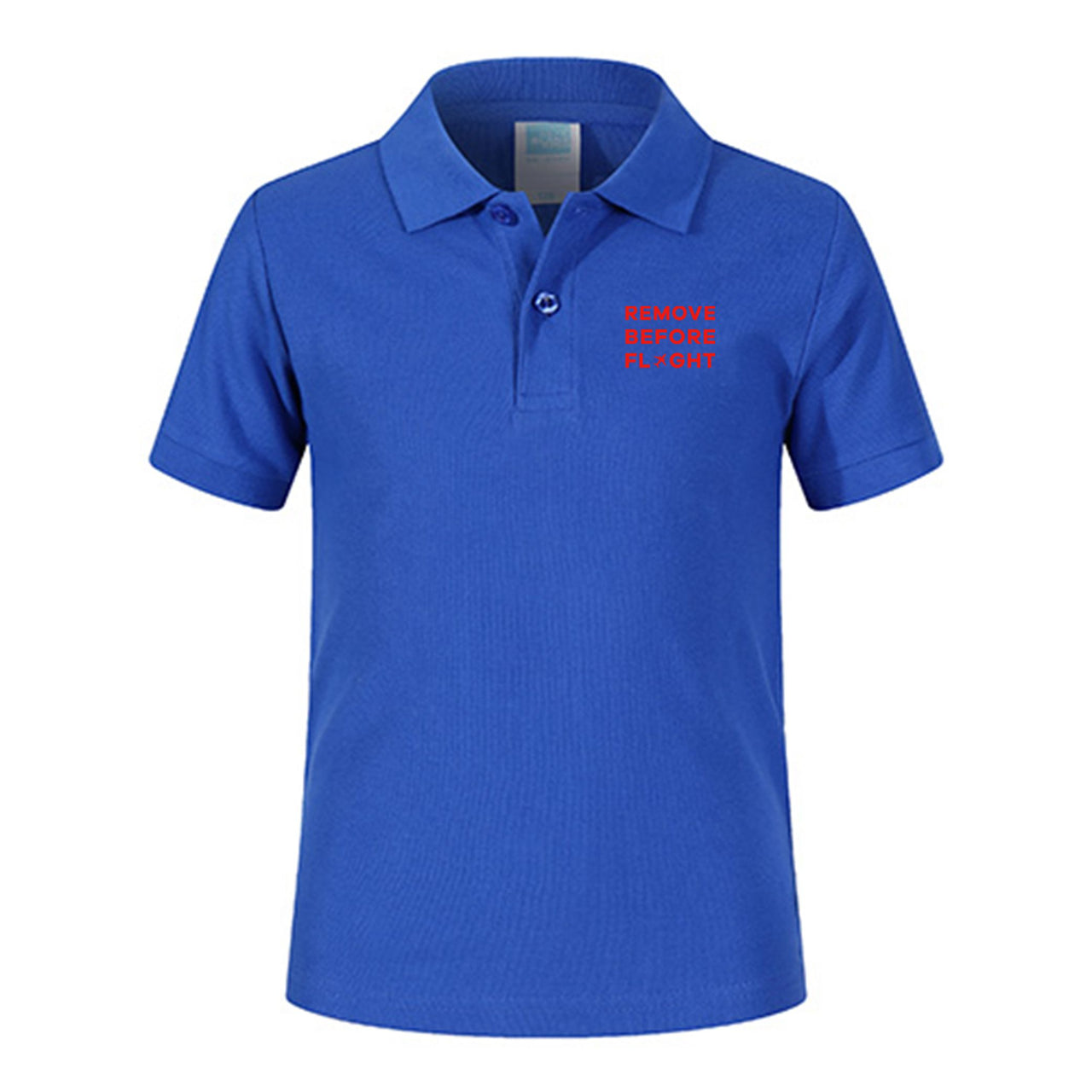 Remove Before Flight Designed Children Polo T-Shirts