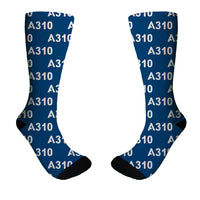 Thumbnail for A310 Flat Text Designed Socks