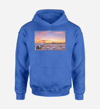 Thumbnail for Airport Photo During Sunset Designed Hoodies