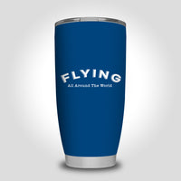 Thumbnail for Flying All Around The World Designed Tumbler Travel Mugs
