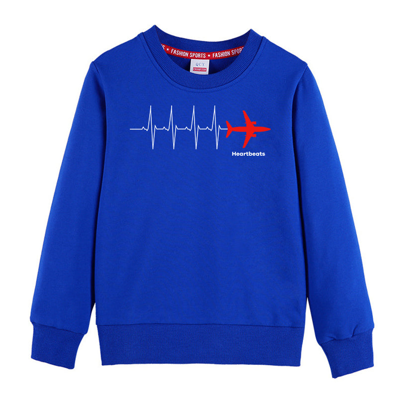 Aviation Heartbeats Designed "CHILDREN" Sweatshirts
