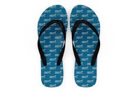 Thumbnail for The Airbus A340 Designed Slippers (Flip Flops)