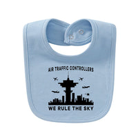 Thumbnail for Air Traffic Controllers - We Rule The Sky Designed Baby Saliva & Feeding Towels