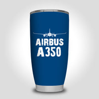 Thumbnail for Airbus A350 & Plane Designed Tumbler Travel Mugs