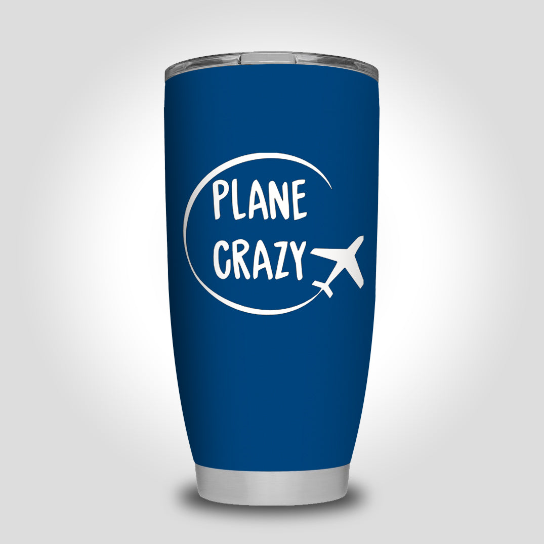 Plane Crazy Designed Tumbler Travel Mugs