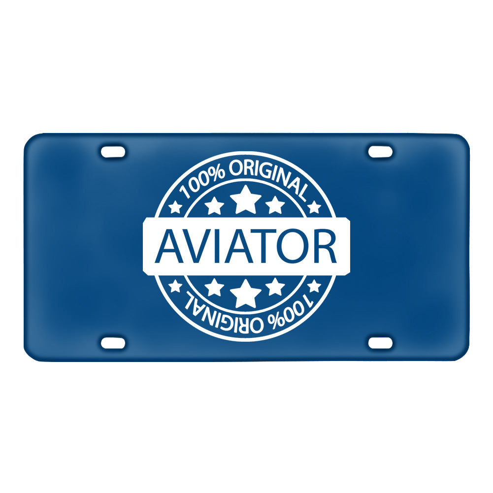 100 Original Aviator Designed Metal (License) Plates
