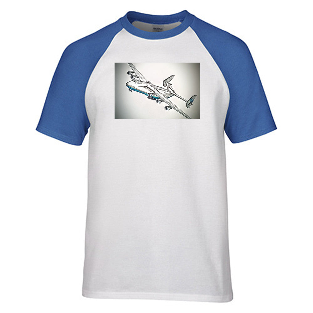 Antonov 225 (53) Designed Raglan T-Shirts