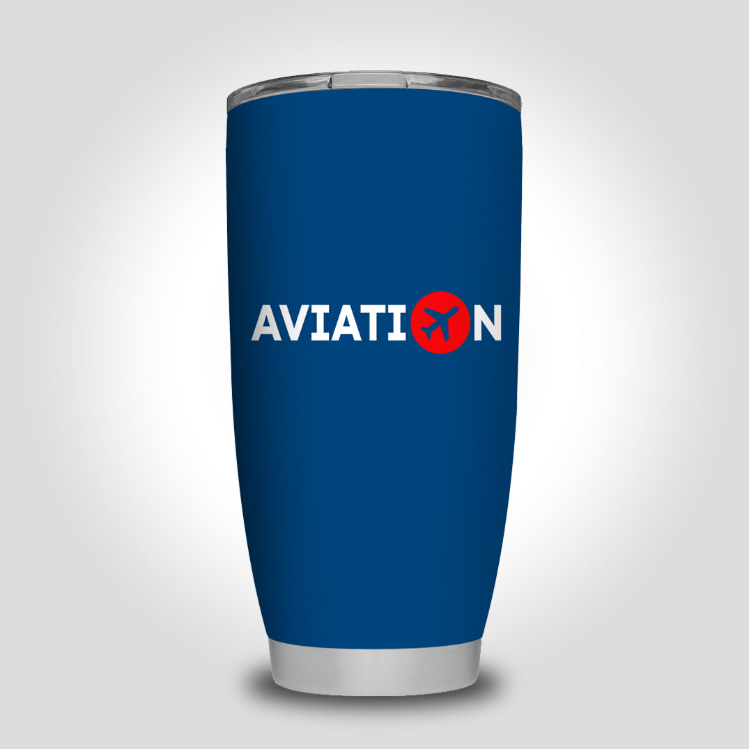 Aviation Designed Tumbler Travel Mugs