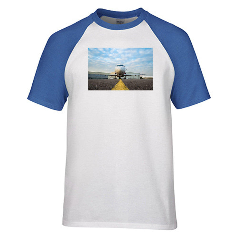 Face to Face with Beautiful Jet Designed Raglan T-Shirts