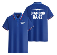 Thumbnail for Diamond DA42 & Plane Designed Stylish Polo T-Shirts (Double-Side)