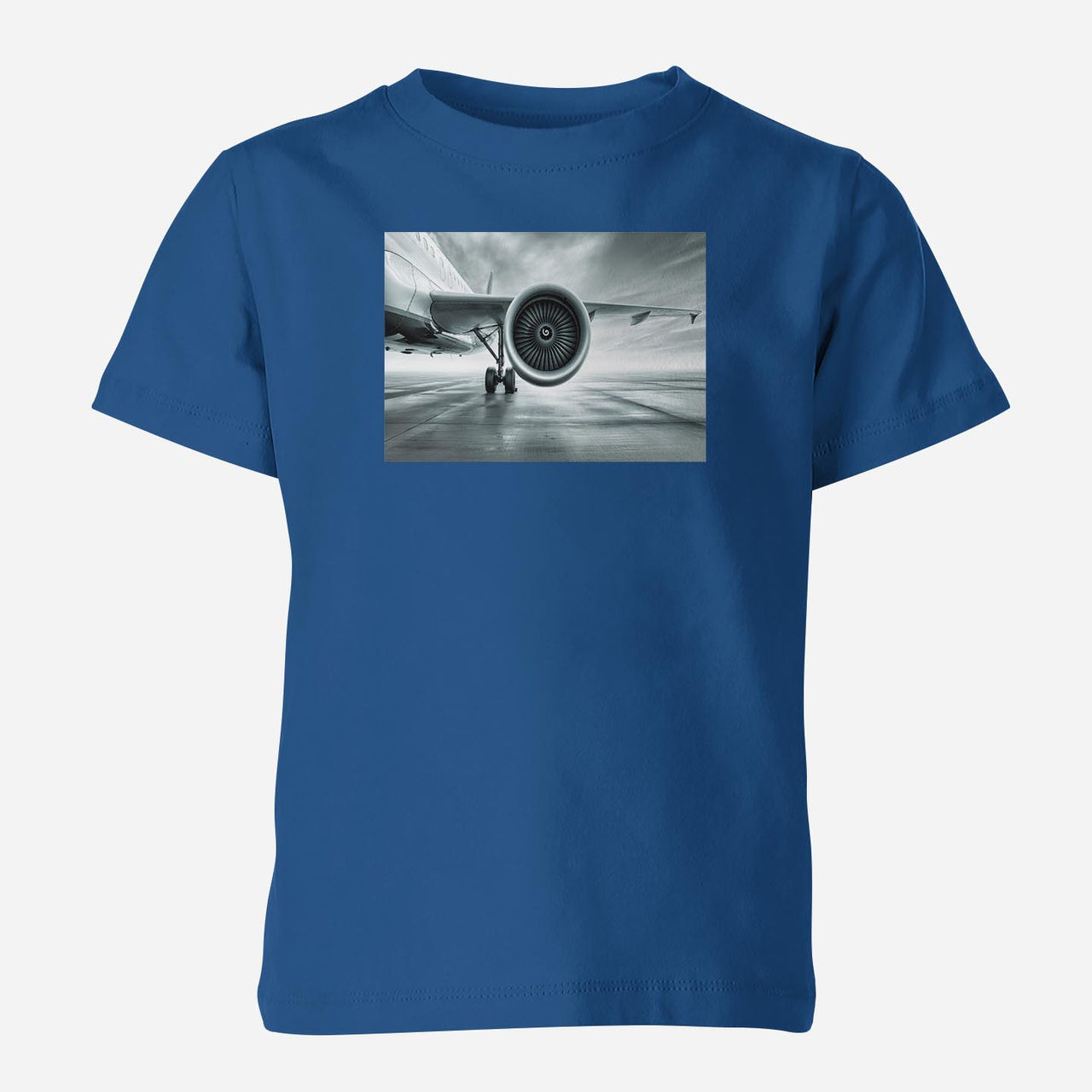 Super Cool Airliner Jet Engine Designed Children T-Shirts