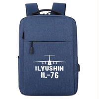 Thumbnail for ILyushin IL-76 & Plane Designed Super Travel Bags