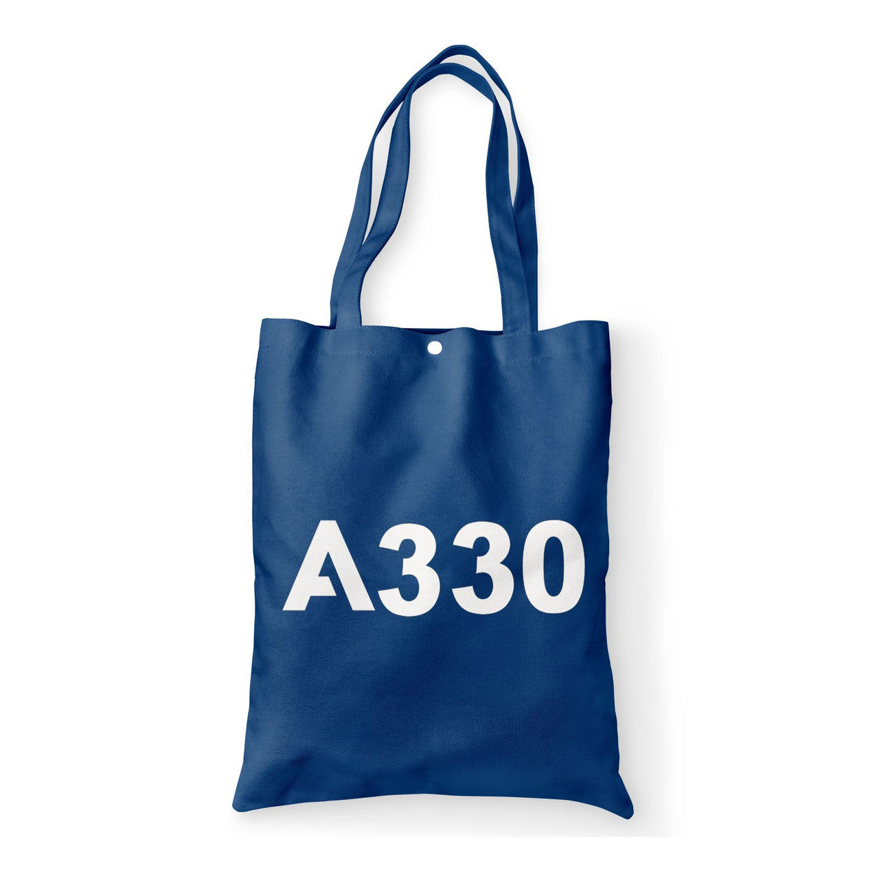 A330 Flat Text Designed Tote Bags