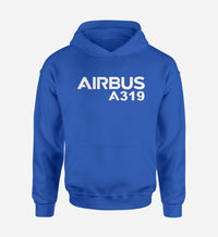 Thumbnail for Airbus A319 & Text Designed Hoodies