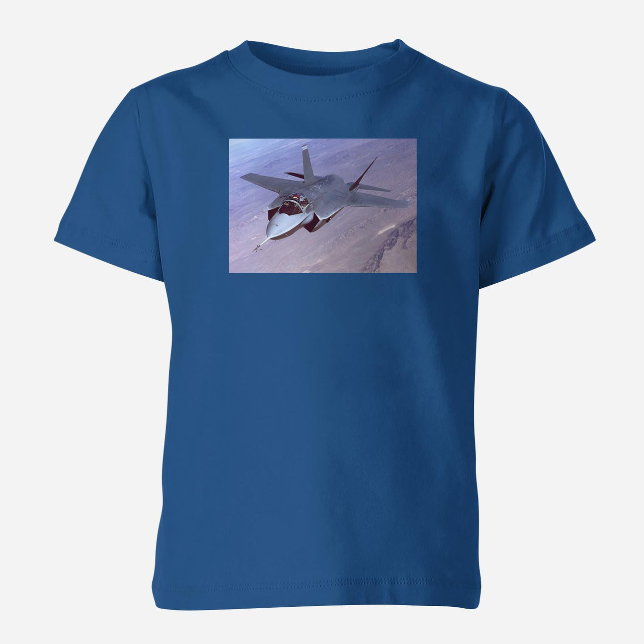 Fighter Jet 35 Captured in the Air Designed Children T-Shirts