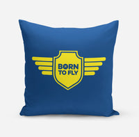 Thumbnail for Born To Fly & Badge Designed Pillows
