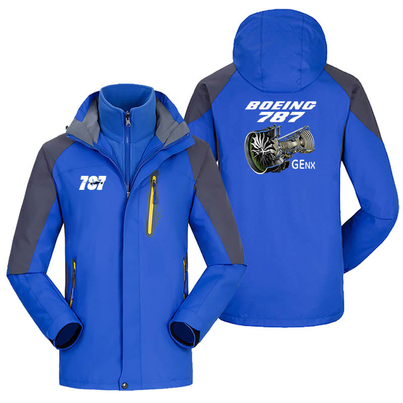 Boeing 787 & GENX Engine Designed Thick Skiing Jackets