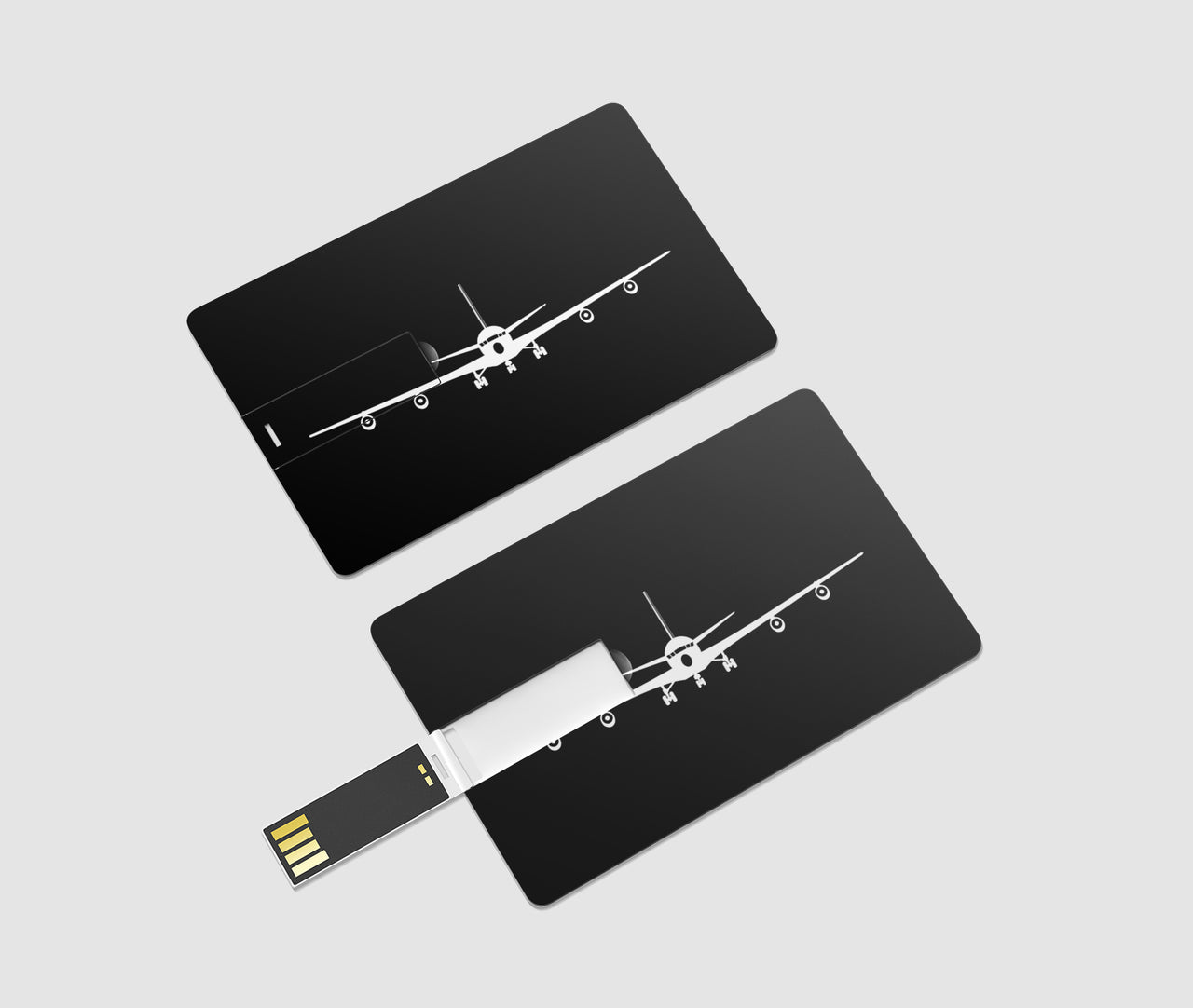 Boeing 707 Silhouette Designed USB Cards