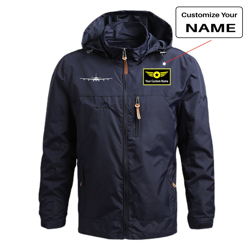 Boeing 707 Silhouette Designed Thin Stylish Jackets