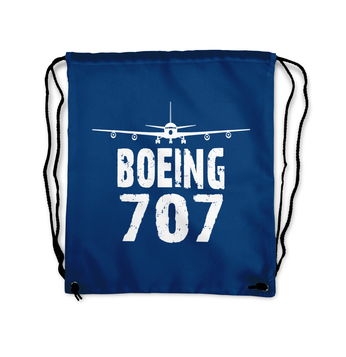 Boeing 707 & Plane Designed Drawstring Bags